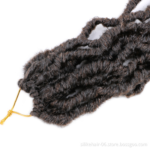 24inch Goddess Faux Locs Crochet Hair with Curly Ends Synthetic Goddess Locs Hair Extensions Faux Locs Crochet Wavy Hair